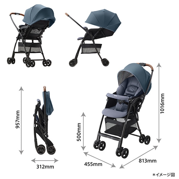 Aprica）カルーンAB ブルー | 西松屋オンラインストア