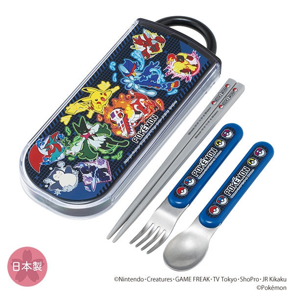 スケーター）抗菌 食洗器対応スライド式トリオセット（ポケモン