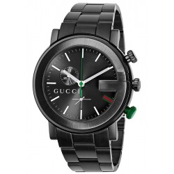 Gucci G-Chrono Black Steel Mens Watch YA101309