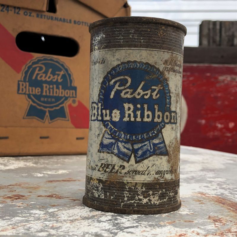 Vintage Pabst Blue Ribbon Beer Can (B859) - 2000toys Antique Mall