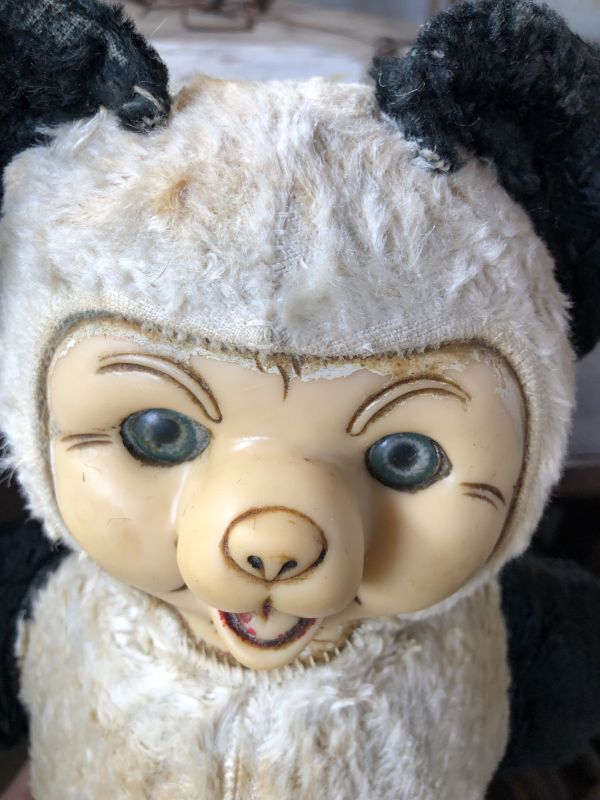 Vintage Rubber Face Doll Panda Bear 25cm (B581） - 2000toys