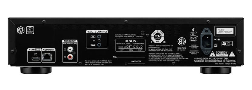 Denon DBT-1713UD Region Free Blu-Ray DVD Player