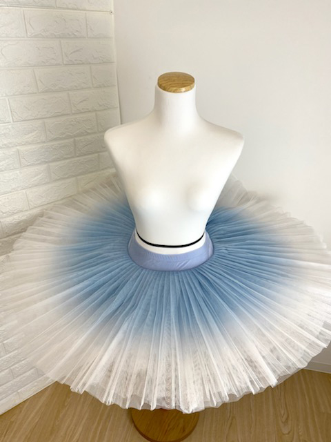 バレエ衣装】ブルー グラデーション チュチュボン☆練習用クラシック