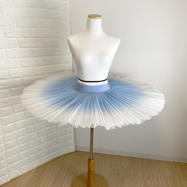 バレエ衣装】ブルー グラデーション チュチュボン☆練習用クラシック