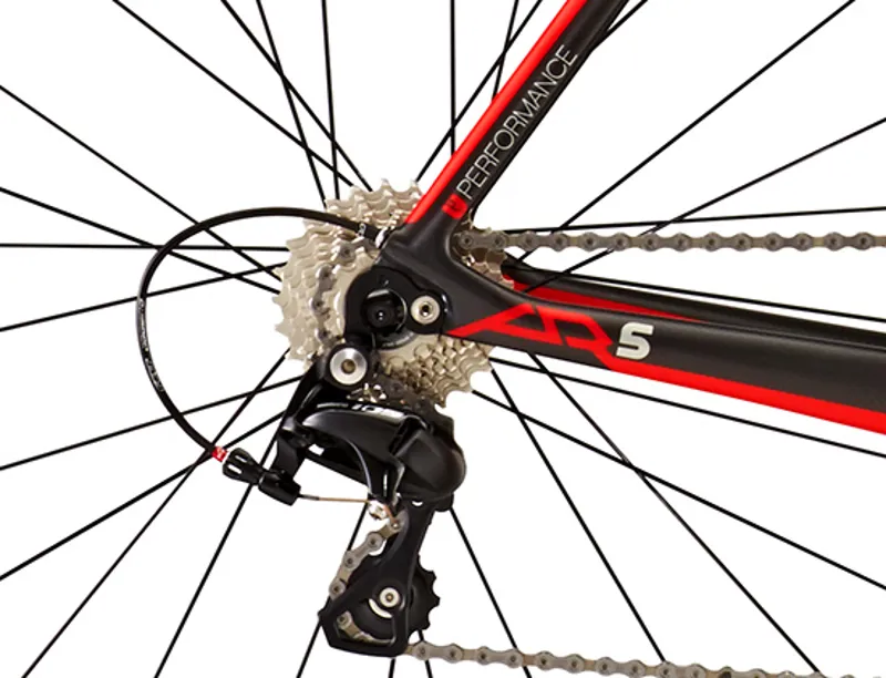 2015 Felt AR5 105 11 Speed : Satin Carbon / Red