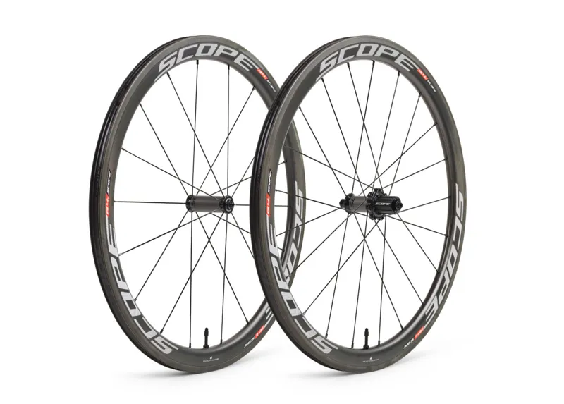 Scope Wheels R4C Tubeless Ready Carbon RIM Brake Wheels CAMPAG