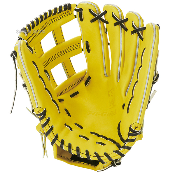野球 ハイゴールド 硬式 グラブ グローブ 心極 外野手用 硬式グローブ