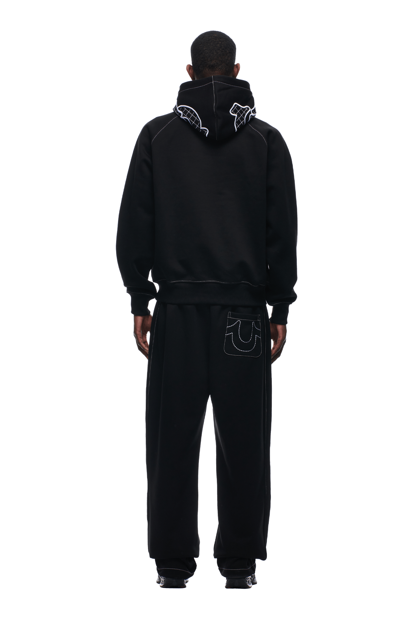 Buddha Hoodie Black | 6PM® x True Religion®