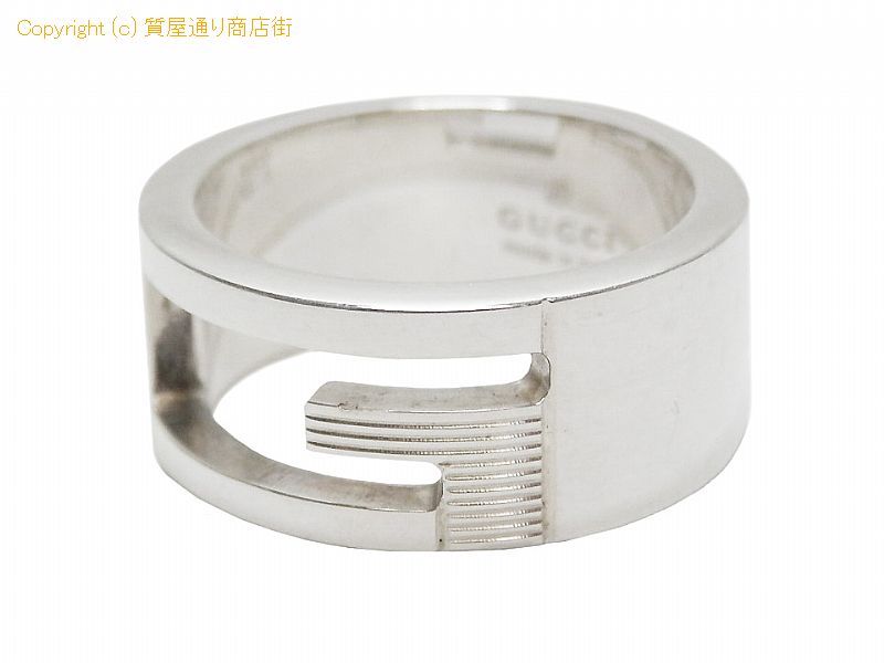 グッチ グッチ GUCCI シルバー925 ブランデッドG リング サイズ7