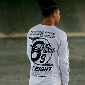 Division L/S T Shirt White – 8&9 Clothing Co.