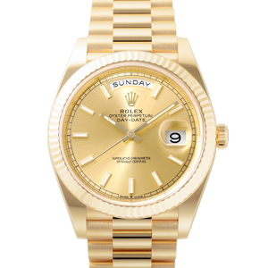 ロレックス デイデイト40 Ref.228238 シャンパンローマ 新品