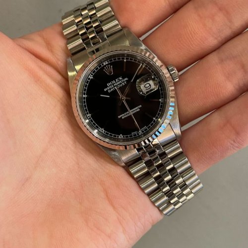 ロレックス デイトジャスト Ref.16234 ブラック / ラボ中野店限定 特別