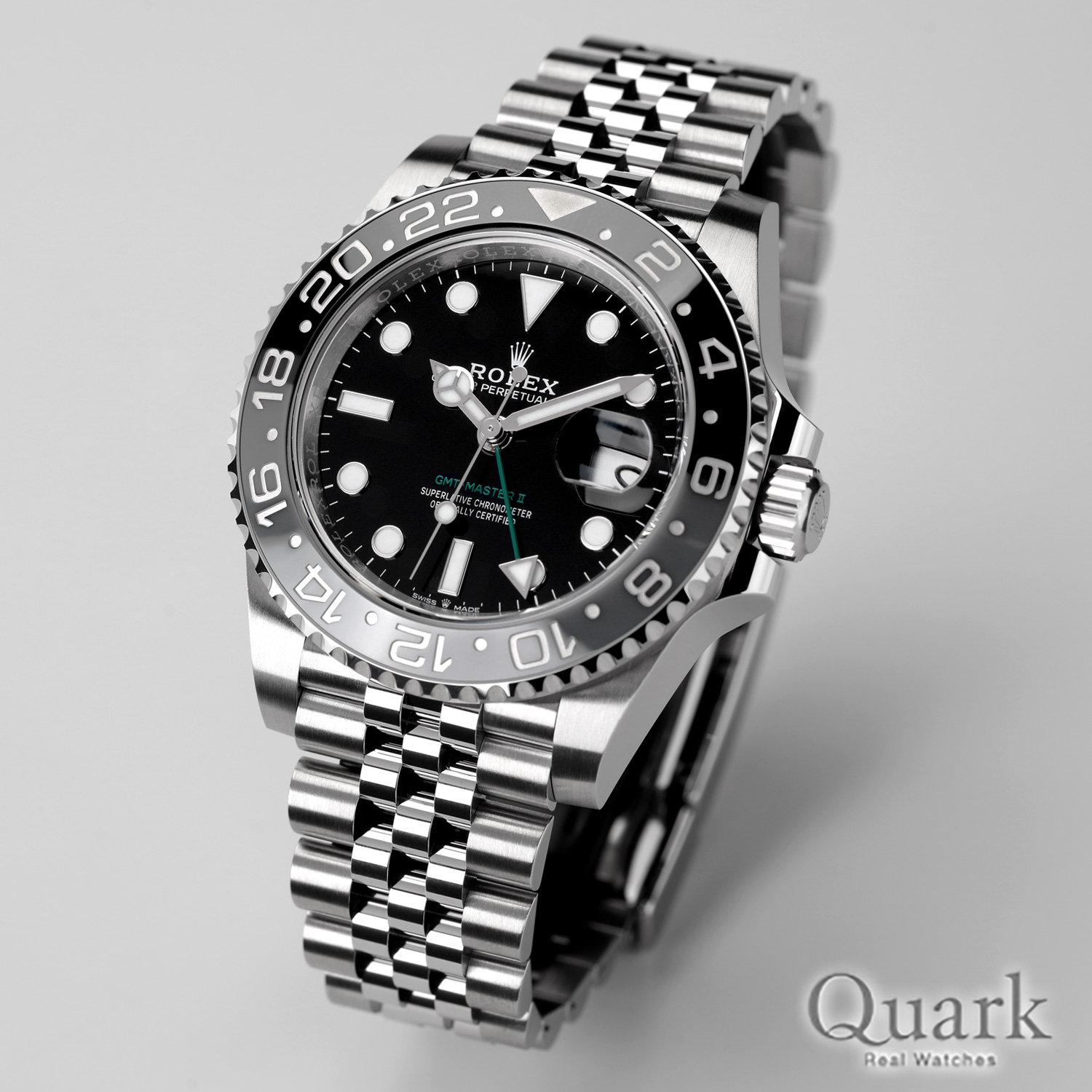 ロレックス GMTマスターII Ref.126710GRNR 灰/黒ベゼル 新品