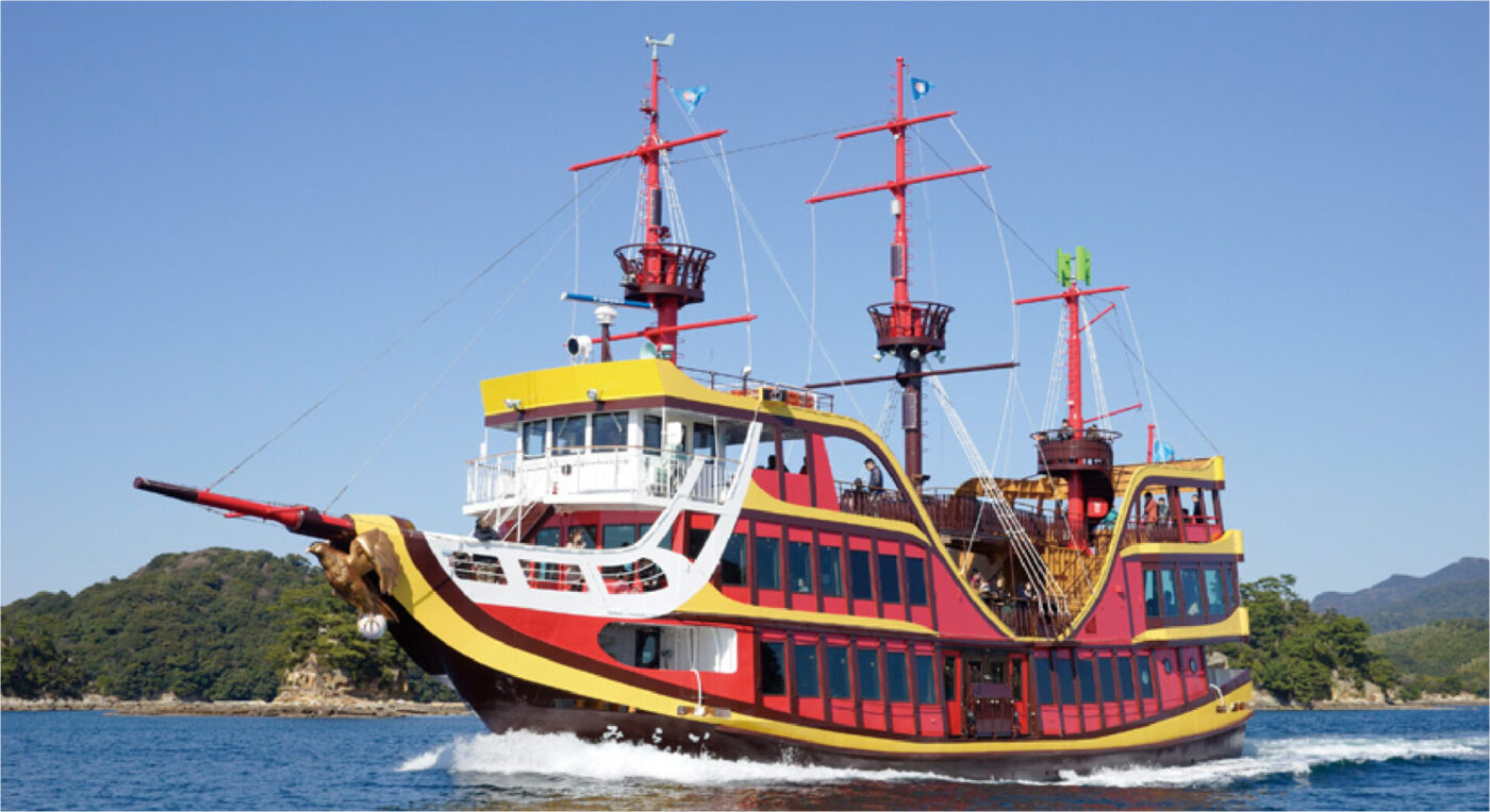 九十九島海賊遊覧船みらい ※当面運休 – 九十九島遊覧船