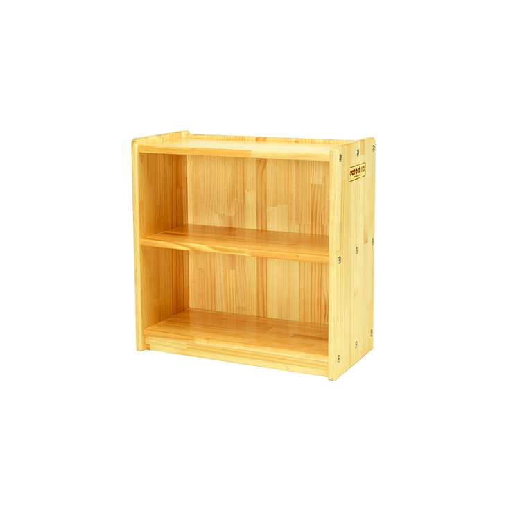 木製子供家具 オープン棚2段｜木製キッズコーナー、木製子供家具