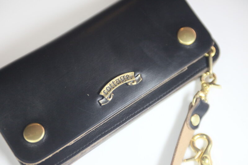 コテージオリジナルトラッカーウォレット～クロムエクセルレザー茶芯