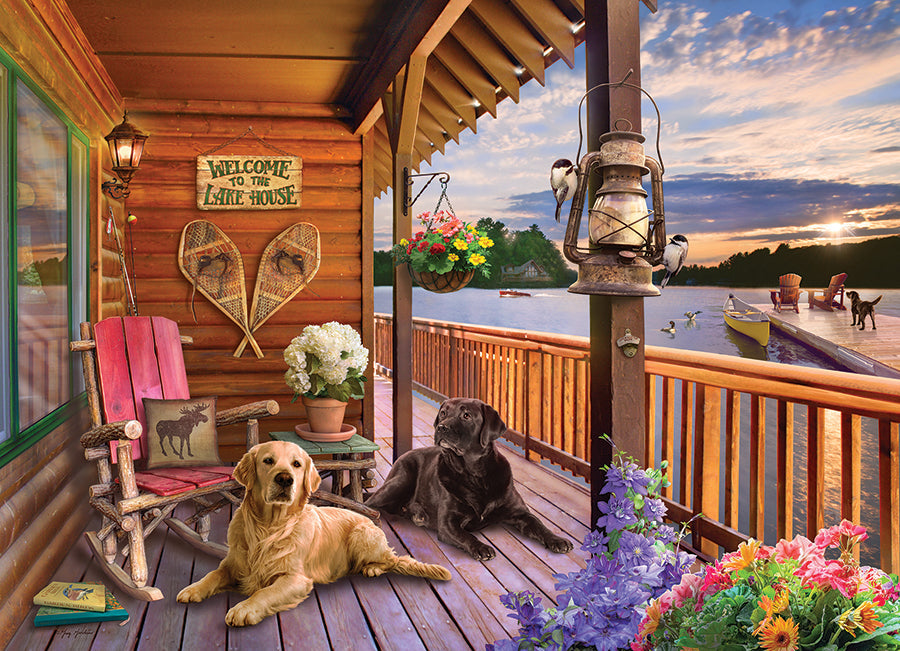 Welcome to the Lake House | 1000 Piece - Cobble Hill Puzzles — USA