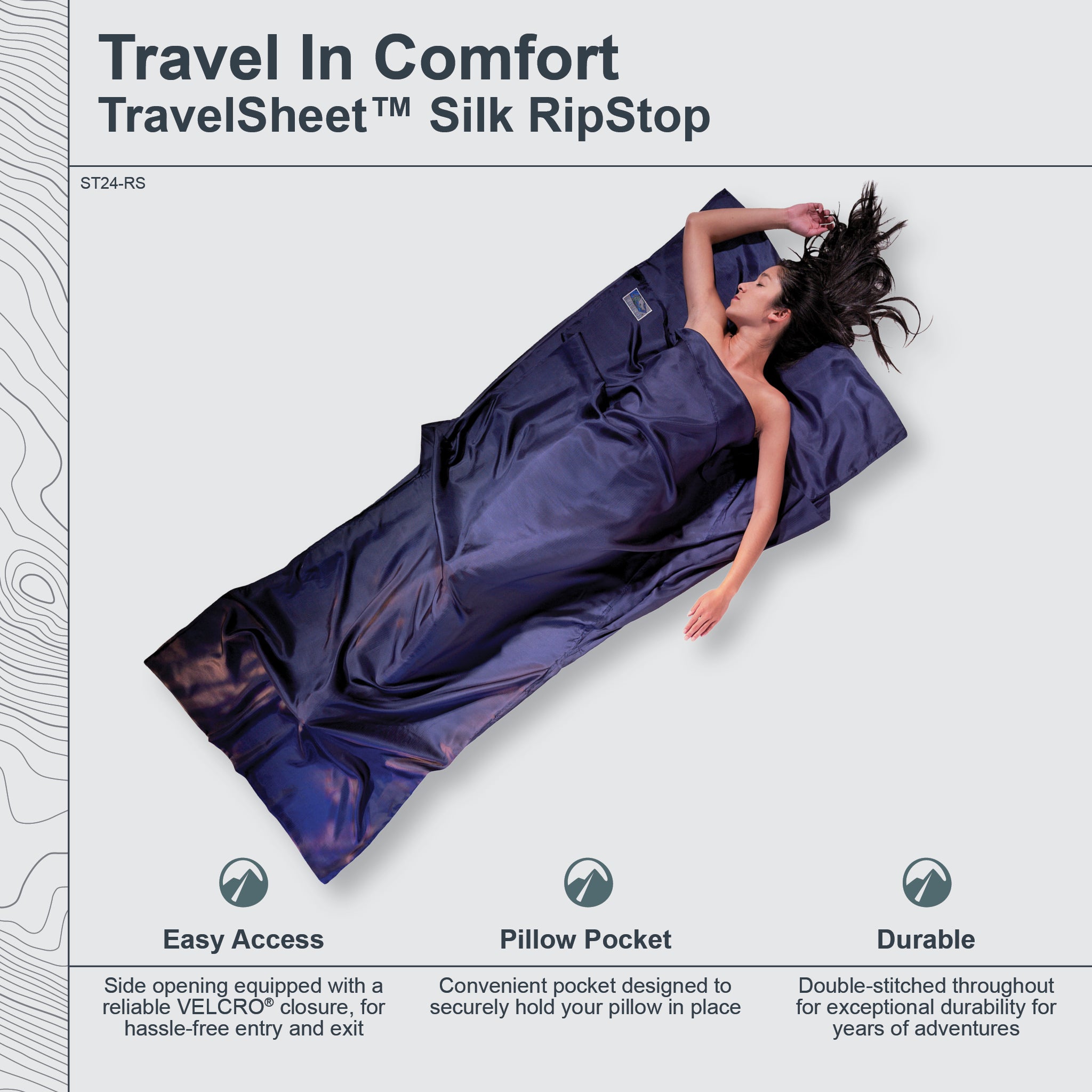 Travel Sleep Sack | Silk Ripstop | COCOON