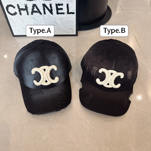 セリーヌ 穴の開いたベースボールキャップ 7,580円 CCS041002