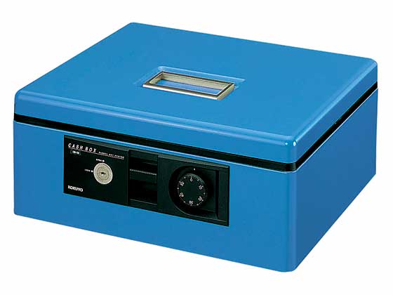 コクヨ 手提げ金庫(ダイヤル錠付き) 青 CB-11Bが16,351円 通販