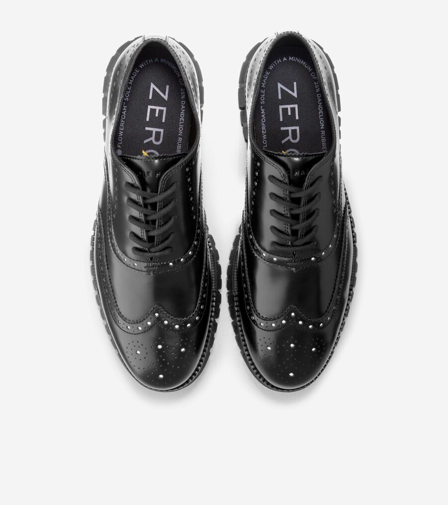 ゼログランド リマスタード ウィングチップオックス ラインド mens