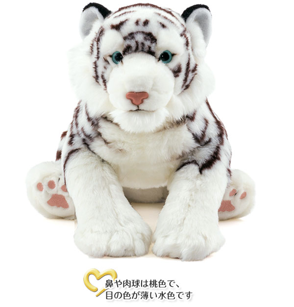 動物 生物 ぬいぐるみ リアルアニマルファミリー ホワイトタイガー 親