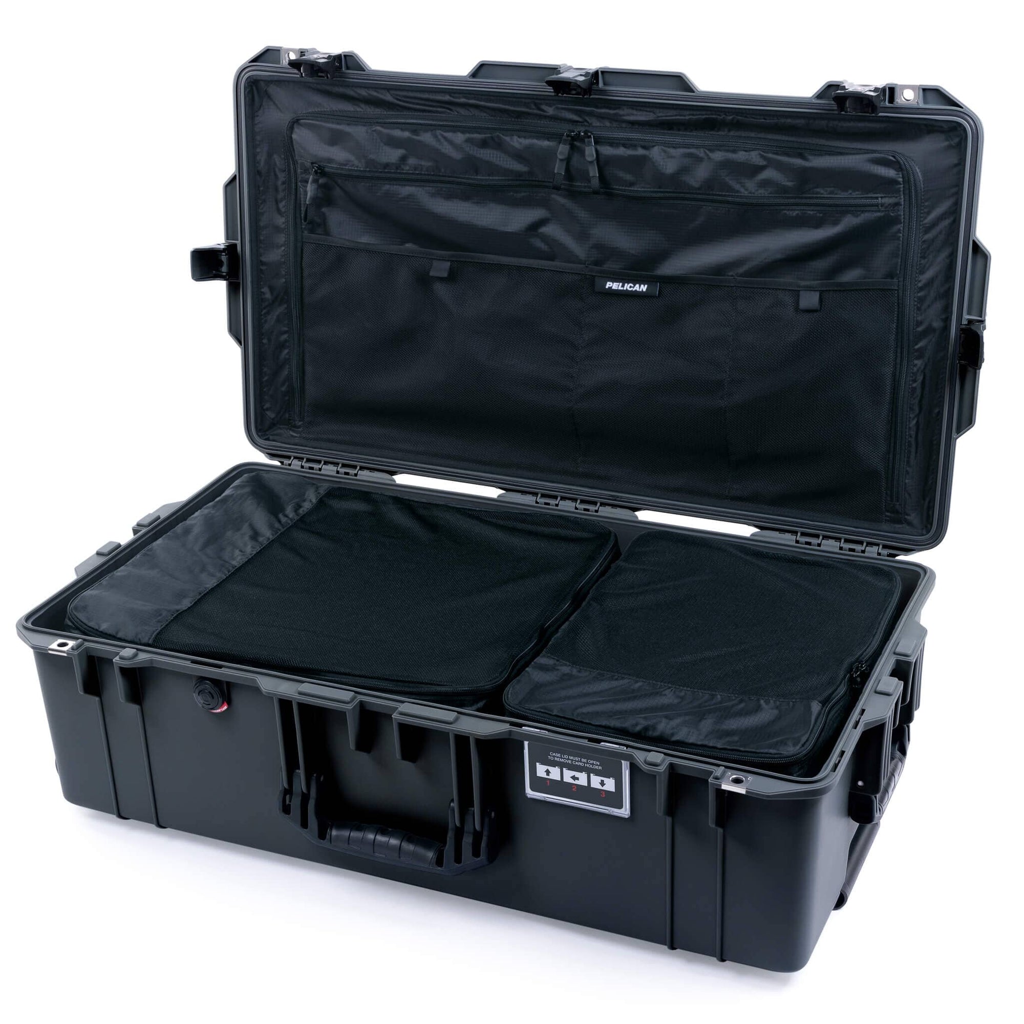 Pelican 1615TRVL Air Travel Case, Charcoal with TSA Locking