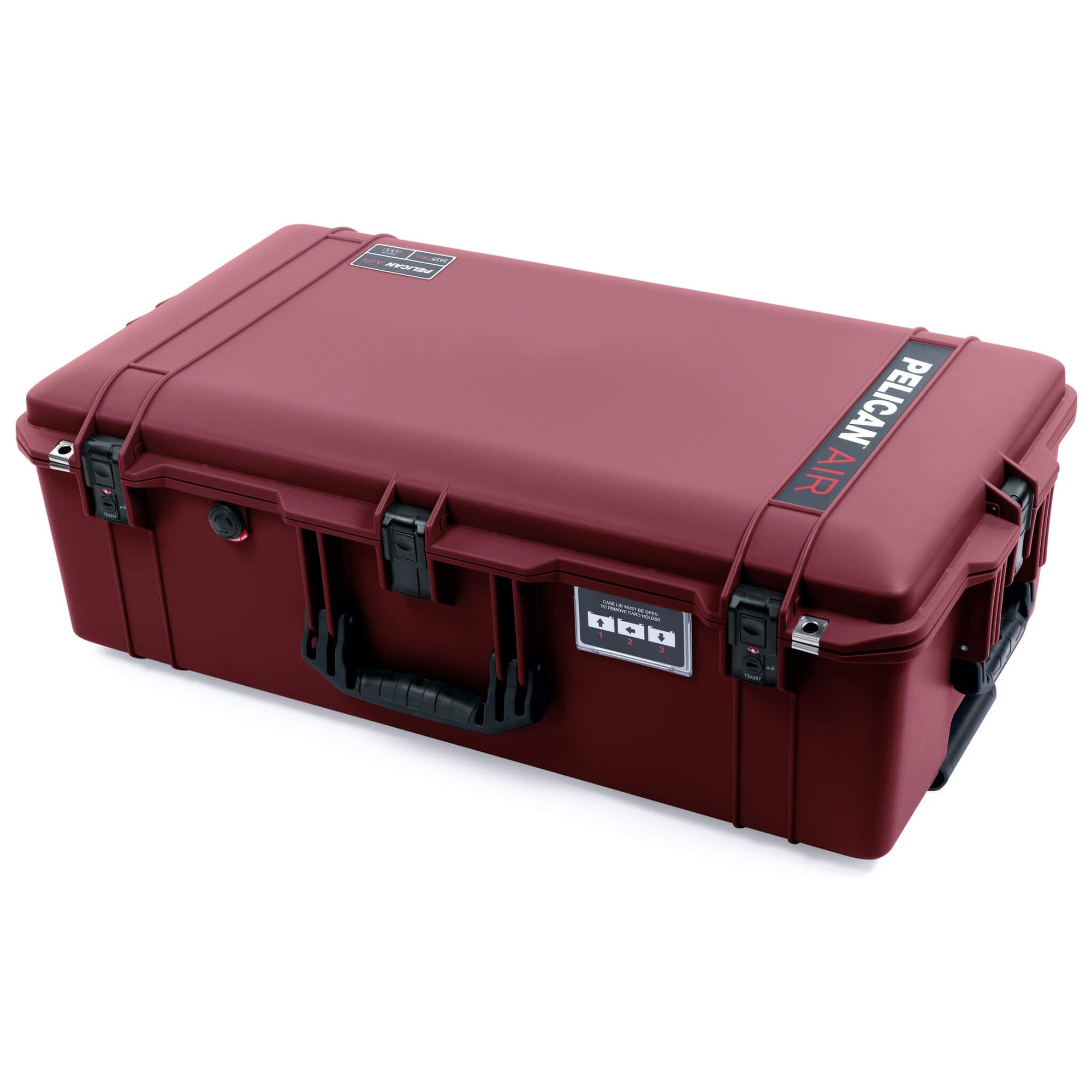 Pelican 1615TRVL Air Travel Case, Oxblood with TSA Locking Latches