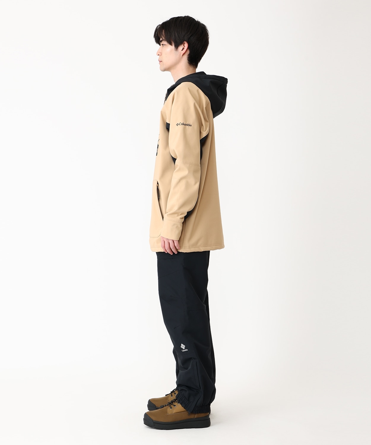 コアショットソフトシェルフーディ(S Black)│コロンビア(Columbia