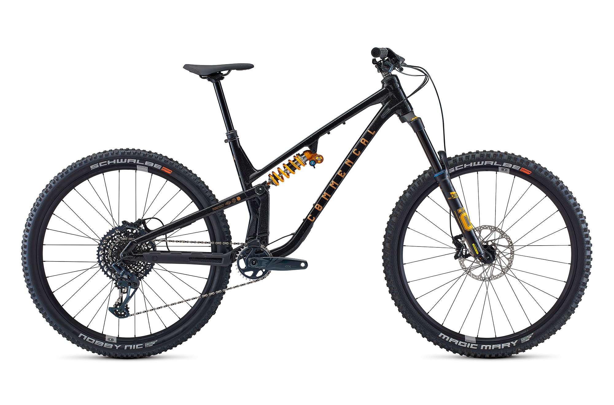 COMMENCAL | COMMENCAL META V5 OHLINS EDITION GLITTERY BLACK