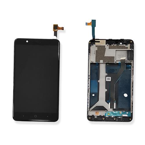 15635 - DISPLAY LCD FOR ZTE BLADE ZMAX Z982 BLACK WITH FRAME