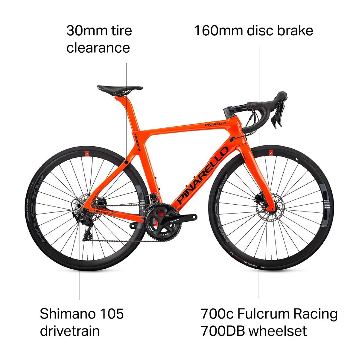 Pinarello Paris Disk 105 Road Bike - Bikes