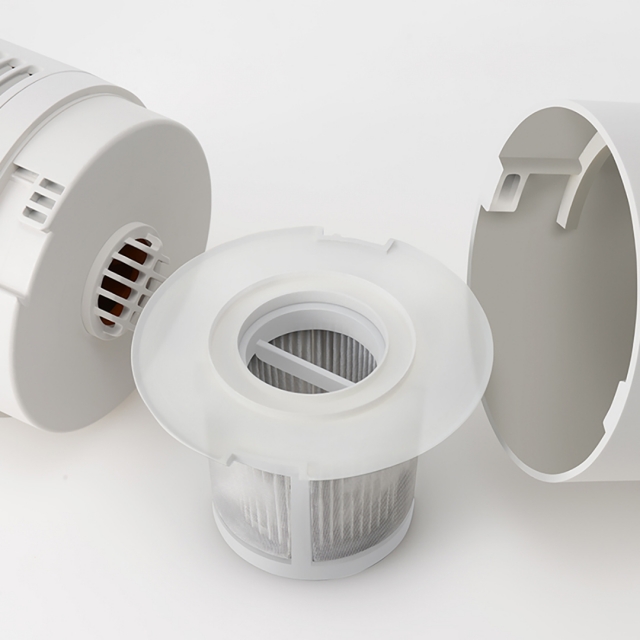 0(プラスマイナスゼロ) コードレスクリーナー レッド [CONCENT]コンセント