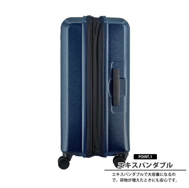 送料無料 正規品 スーツケース GRAND+ グランプラス K2-M 70-80L M