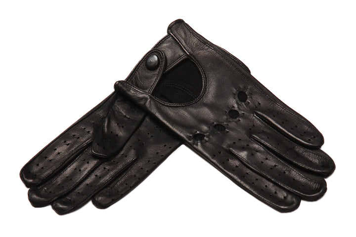 メローラ レディース手袋◇ナパレザードライビンググローブ◇ブラック