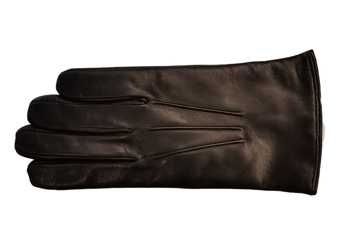メローラ メンズ手袋◇ナパレザー◇ダークブラウン/MORO《カシミア