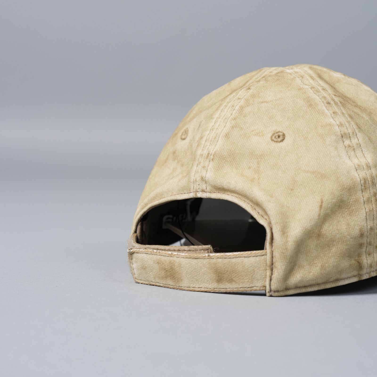 alexander wang - BASEBALL CAP WEATHERED FLOCK / 3Dロゴ刺繍