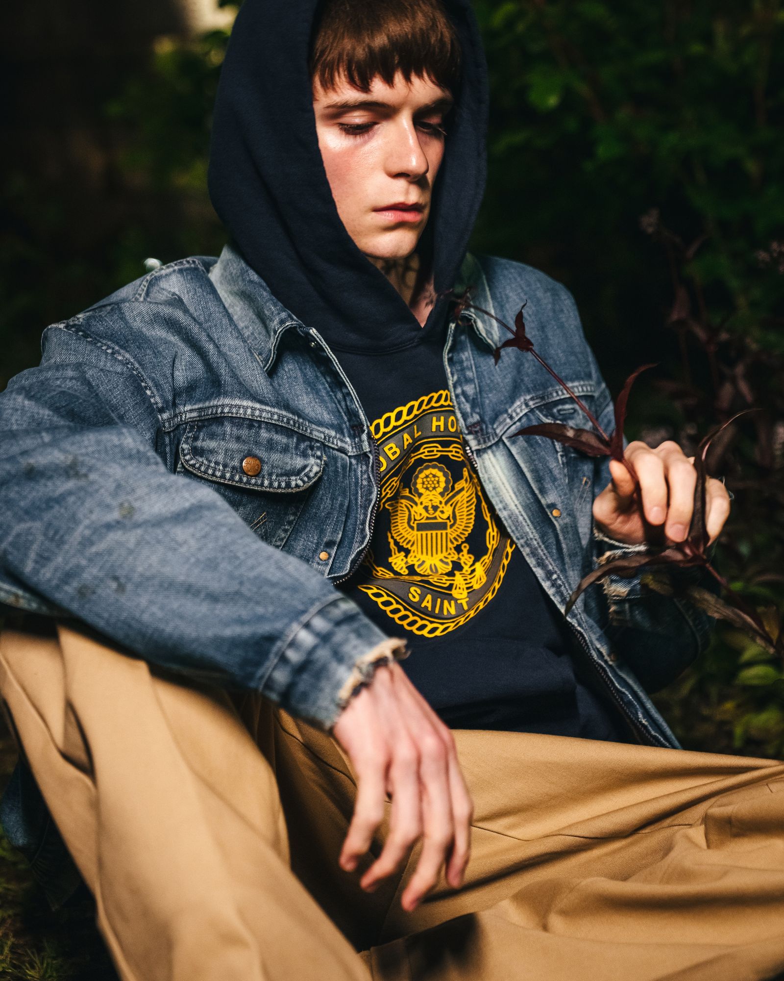 SAINT M×××××× - SM-HR1-0000-080 / DENIM JACKET / M / BLUE / デニム