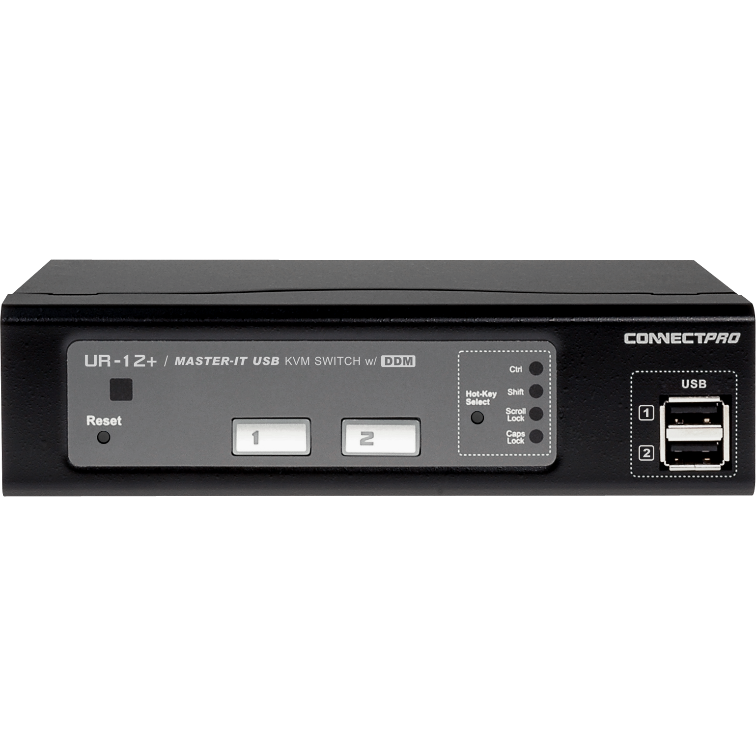 UR-12+ KVM switch for One Monitor and Two Computers – ConnectPRO