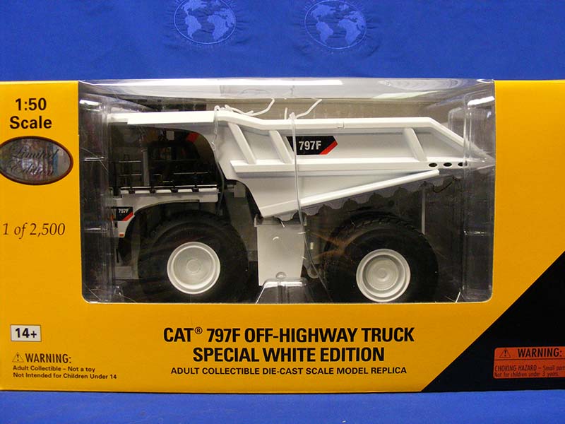 Buffalo Road Imports. Caterpillar 797F mine dump white 1of 2500