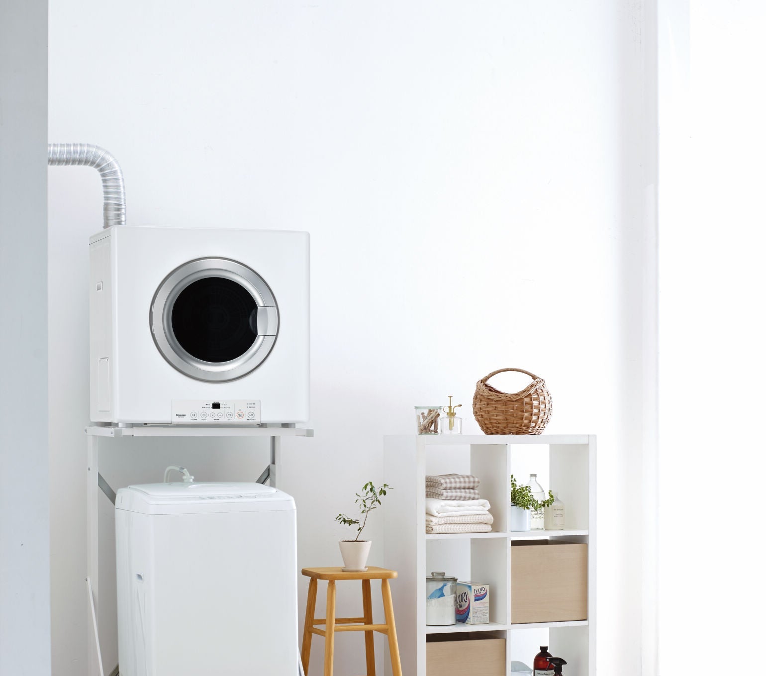 パイプフード付／リンナイ｜乾太くん屋外排湿部材 ダンパー付排湿管