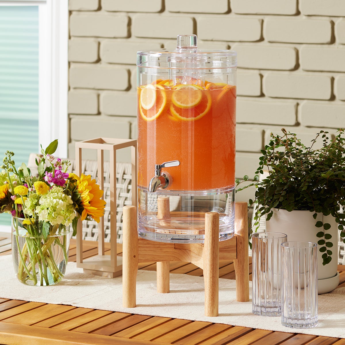 Bold Drinkware Aloha Beverage Dispenser Stand | The Container Store