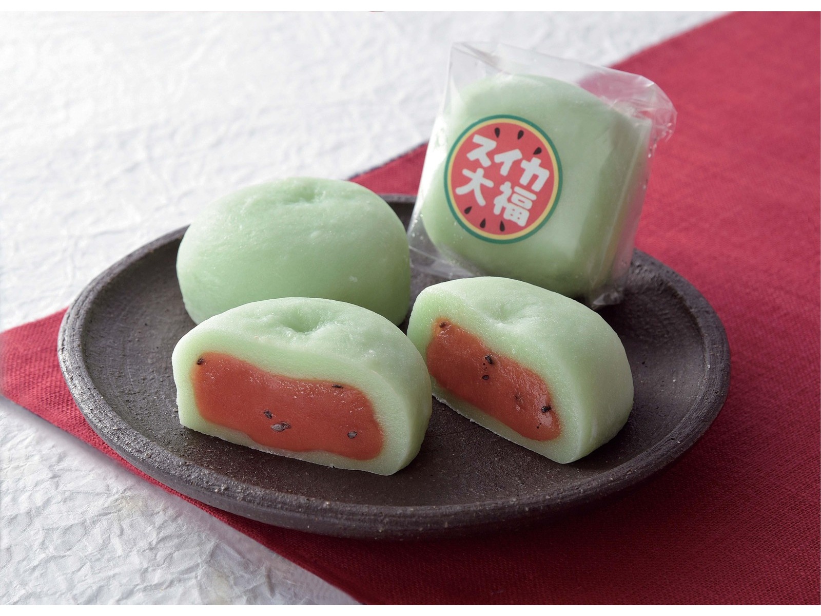 明友 スイカ大福 1箱（4コ入）| コープこうべネット