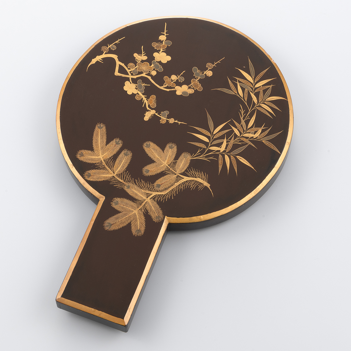 松竹梅文様柄鏡箱 (大) | デジタルミュージアム | ポーラ文化研究所