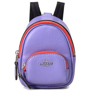 COACH】コーチ キーホルダー ミルクシェイク モチーフ レザー ラメ