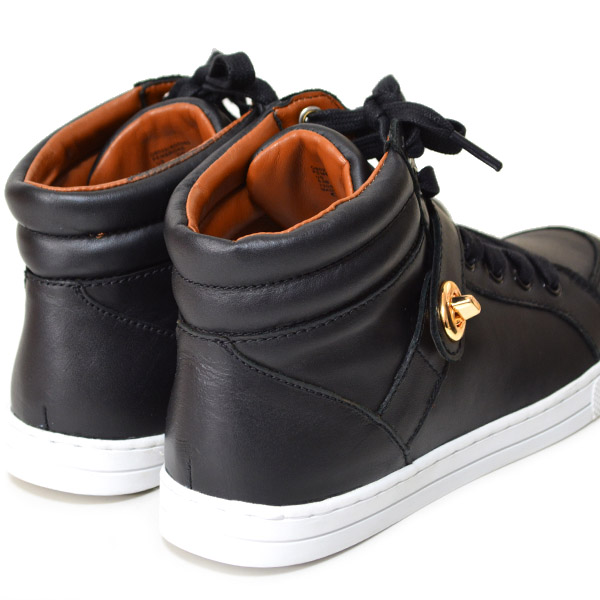 COACH】コーチ レザー ターンロック ハイカット スニーカー シューズ