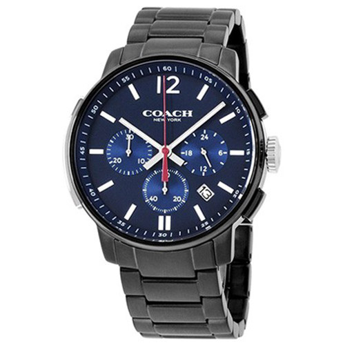 COACH】コーチ メンズ ブリーカー クロノグラフ イオングレー