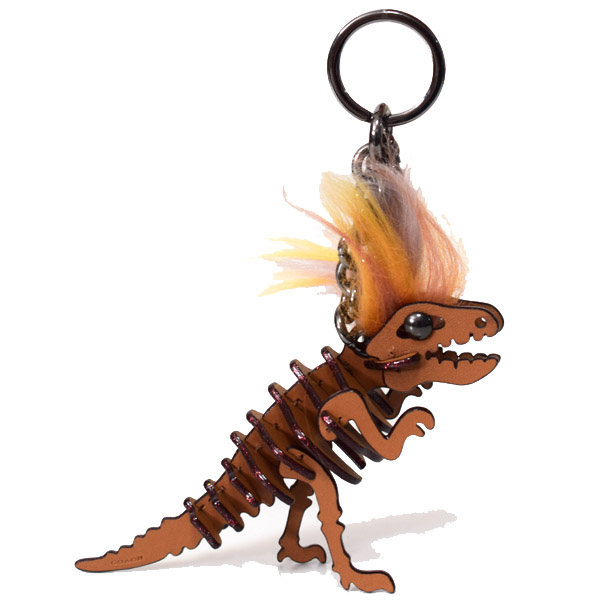 COACH】コーチ グラブタンレザー スモール モホーク レキシー 恐竜