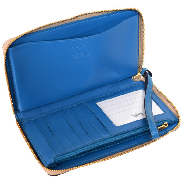 COACH】コーチ コーティングキャンバス スムースレザー シグネチャー