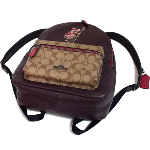 COACH】コーチ ペブルレザー コーティングキャンバス スターウォーズ